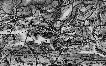 Old map of Batherm Bridge in 1898