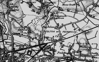 Old map of Blackwood in 1896