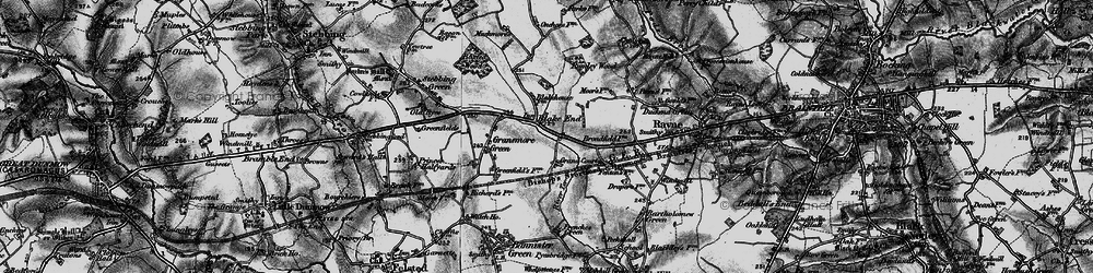 Old map of Blake End in 1896