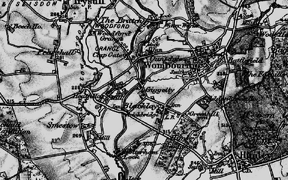 Old map of Blakeley in 1899