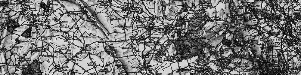Old map of Blakeley in 1899