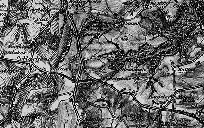 Old map of Broadoak in 1897