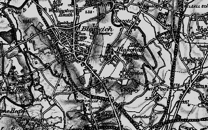 Old map of Blakenall Heath in 1899