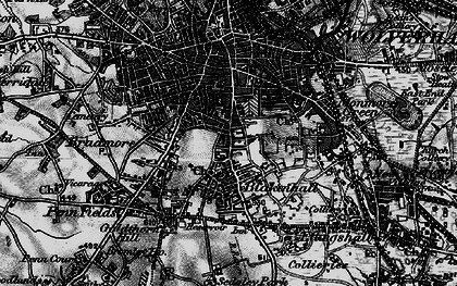 Old map of Blakenhall in 1899