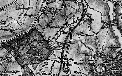 Old map of Blatchbridge in 1898