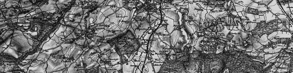 Old map of Blatchbridge in 1898