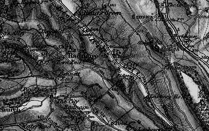Old map of Bledlow Ridge in 1895