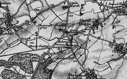 Old map of Bleet in 1898