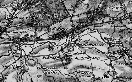 Old map of Blennerhasset in 1897