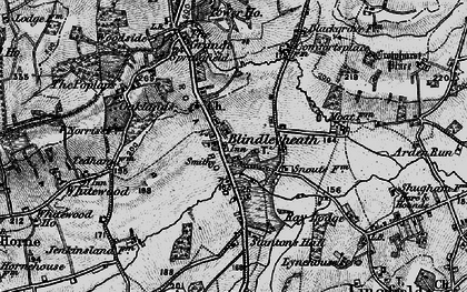 Old map of Ardenrun in 1895