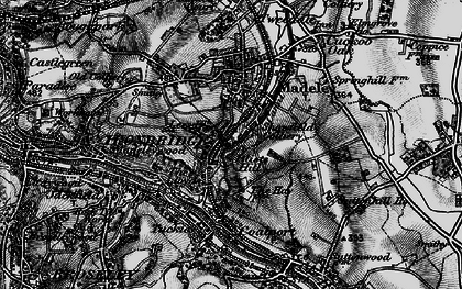 Old map of Blists Hill in 1899