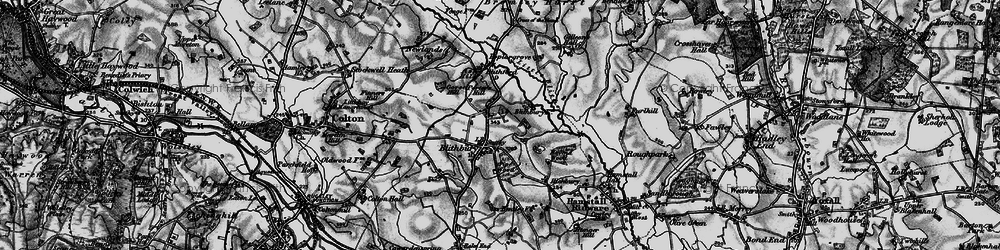 Old map of Ash Hill in 1898