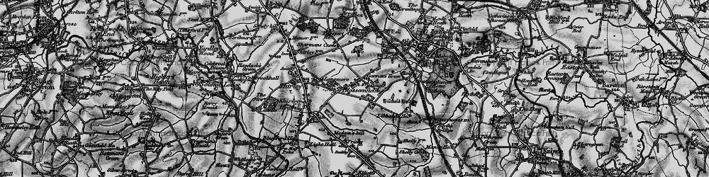 Old map of Blossomfield in 1899
