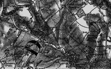 Old map of Blue Hill in 1896