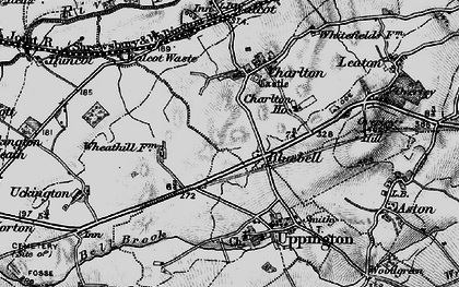 Old map of Bluebell in 1899