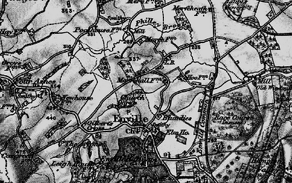 Old map of Blundies in 1899