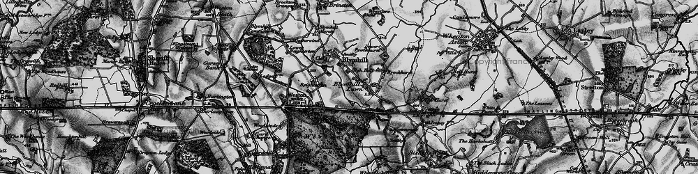 Old map of Brockhurst in 1897