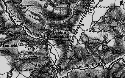 Old map of Bocking Churchstreet in 1896