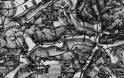 Old map of Bockleton in 1899