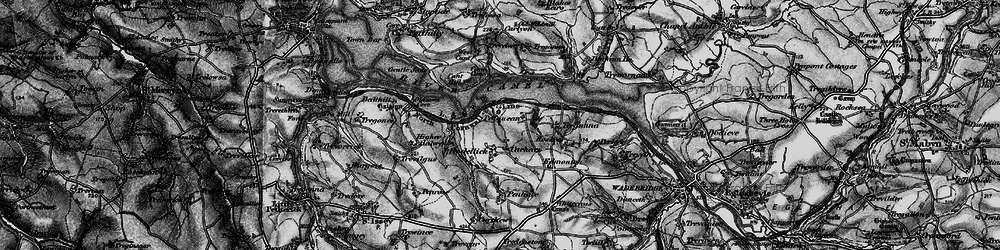 Old map of Bodellick in 1895
