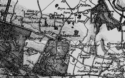 Old map of Bodelwyddan in 1898