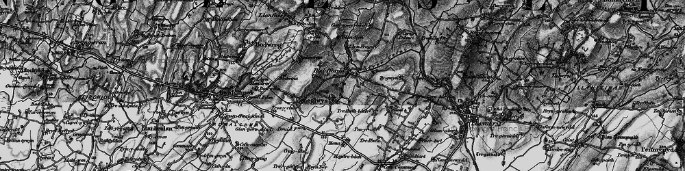 Old map of Bodffordd in 1899