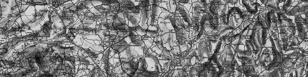 Old map of Bodilly in 1895