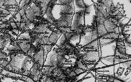 Old map of Bogend in 1895