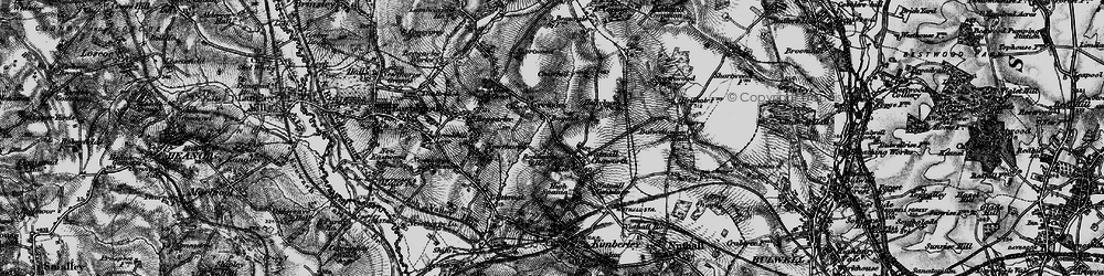 Old map of Bogend in 1895