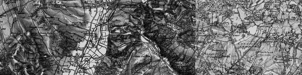 Old map of Tinney's Firs in 1895