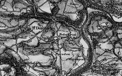 Old map of Bohetherick in 1896