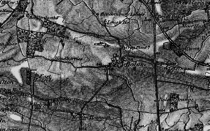 Old map of Bolam in 1897