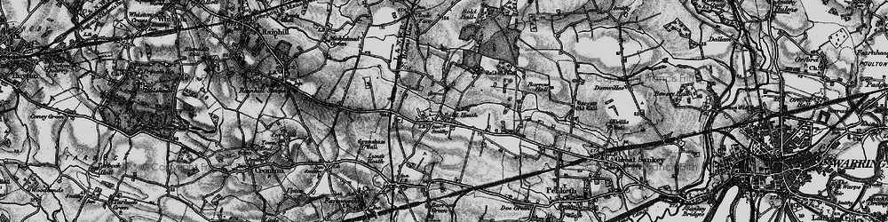 Old map of Bold Heath in 1896