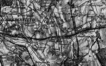 Old map of Bolehill in 1896