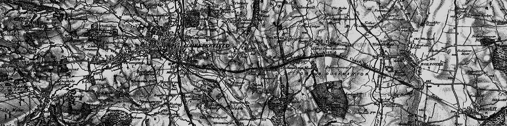 Old map of Bolehill in 1896