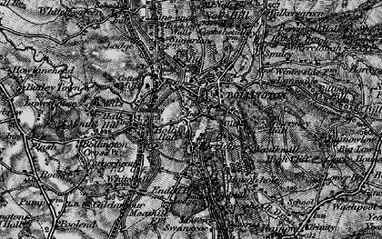 Old map of White Nancy in 1896