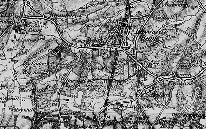Old map of Bolnore in 1895