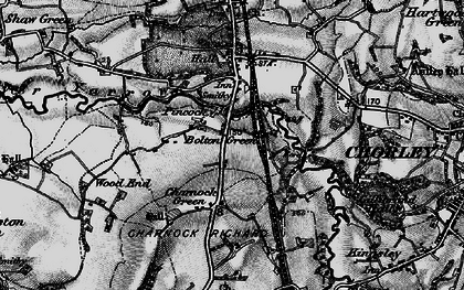 Old map of Bolton Green in 1896