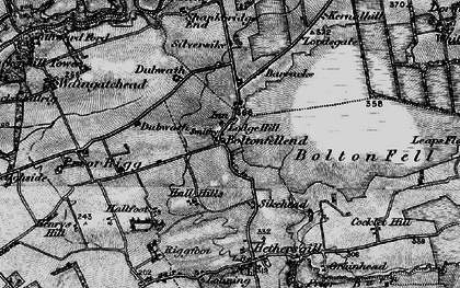Old map of Bolton Fell in 1897