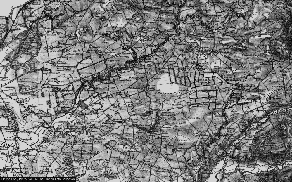 Historic Ordnance Survey Map of Boltonfellend, 1897