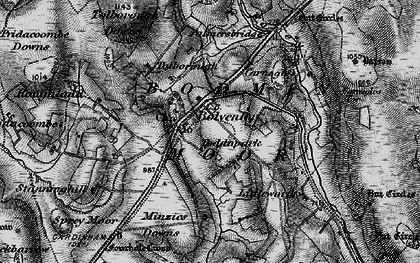Old map of Bolventor in 1895