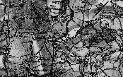Old map of Boncath in 1898