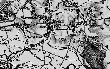 Old map of Bond End in 1898