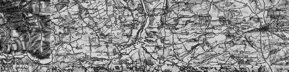 Old map of Bondstones in 1898