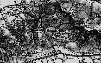 Old map of Bonnington in 1895