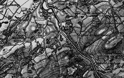 Old map of Bont Fawr in 1898
