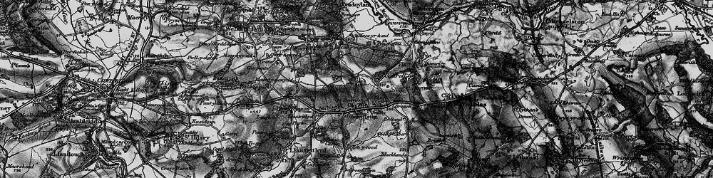 Old map of Bonvilston in 1897
