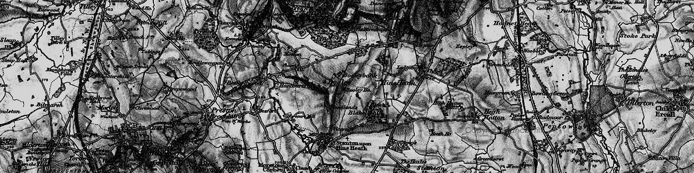Old map of Booleybank in 1899