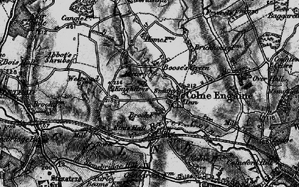 Old map of Boose's Green in 1895