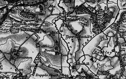 Old map of Booth in 1897